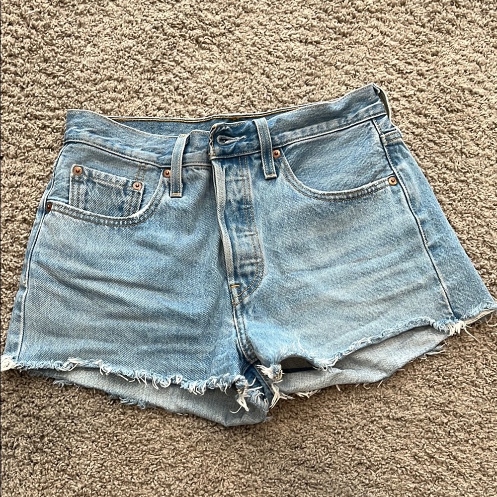 Levi’s 501 Classic Blue Denim Women's Shorts